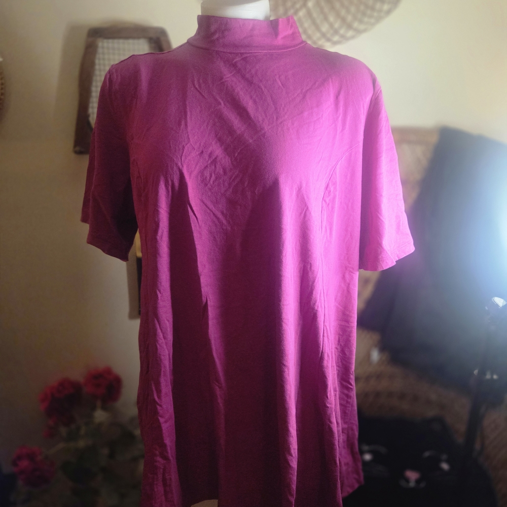 Woman Within Rich Red Top